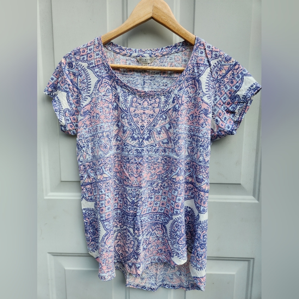 Lucky Brand Patterned Tee S